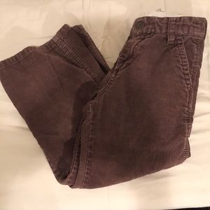 Boys brown corduroy pants